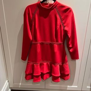 Keepsake red size medium mini dress